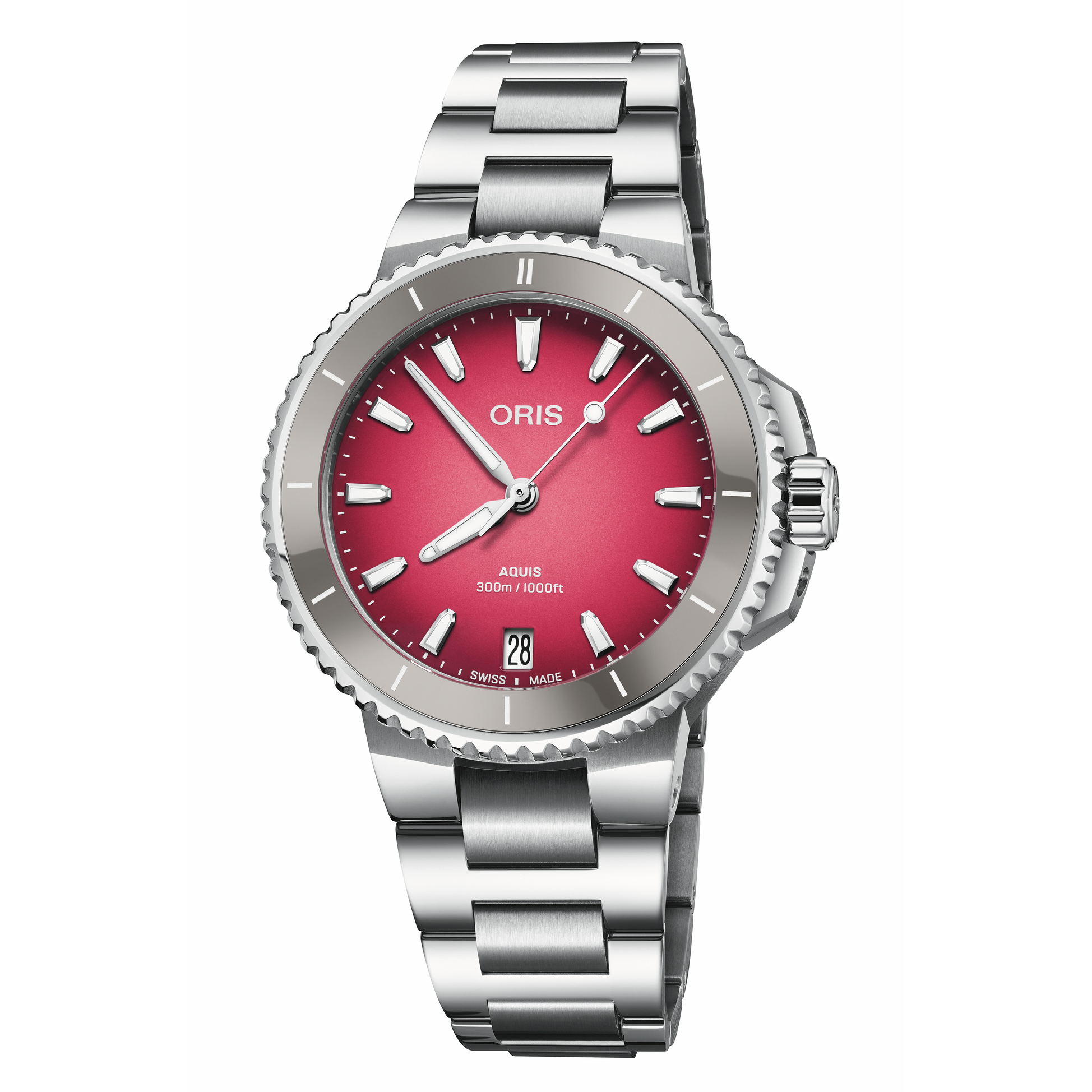 ORIS Aquis Date Taste of Summer 36.50MM – Gunderson's Jewelers