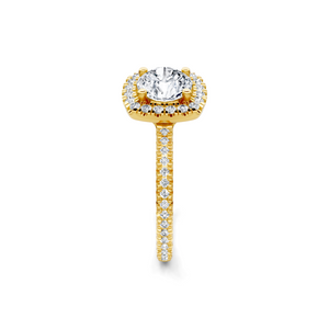 0.37ctw Round Diamond Engagement Ring