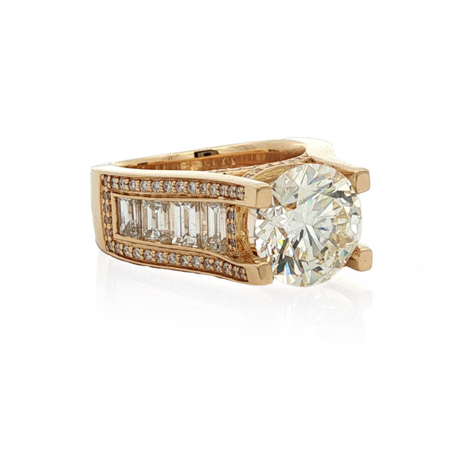 6.77ctw Diamond Engagement Ring