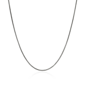Sterling Silver Box Chain Necklace 1.6MM