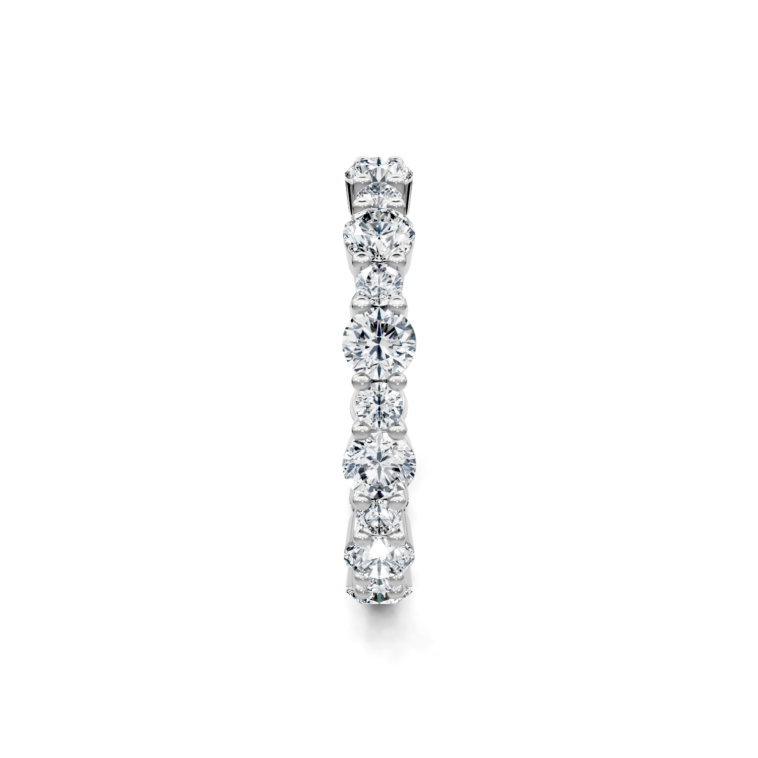 1.8ctw Alternating Round Diamond Eternity Band