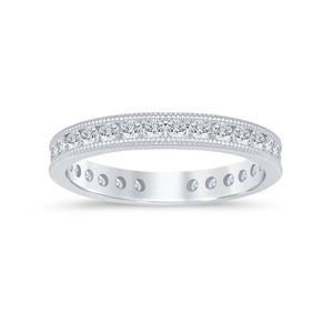 1.0ctw Round Diamond Channel Set Eternity Band