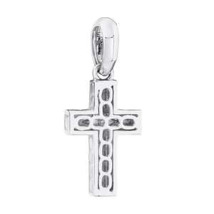 0.04ctw Diamond Star Cross Pendant