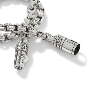 Sterling Silver Box Chain Bracelet 4MM