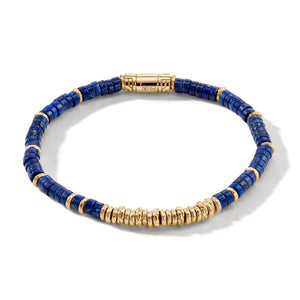 Heishi Beaded Bracelet - Black Onyx