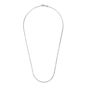 22" Sterling Silver Box Chain Necklace 2MM