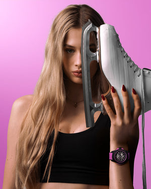 Wild One Skeleton 39MM - Hyper Pink
