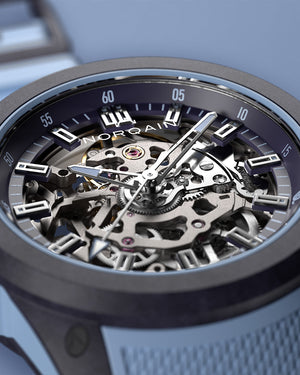Wild One Skeleton 39MM - Purple Ice Blue