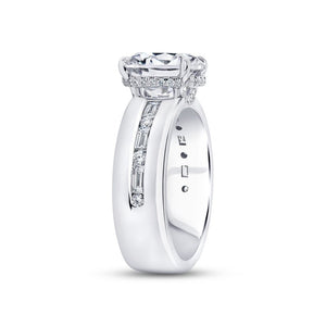 0.74ctw Diamond Engagement Ring Mounting