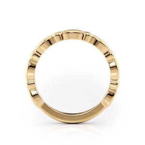 Marquise and Round Shape Wedding Band