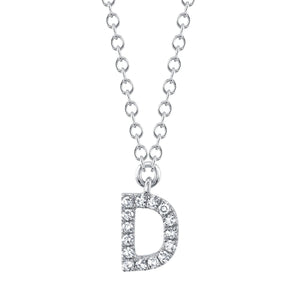 0.05ctw Diamond Necklace - Initial D