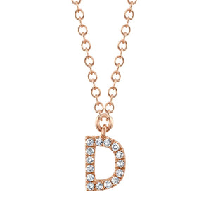 0.05ctw Diamond Necklace - Initial D