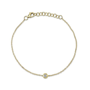 0.06ctw Diamond Bezel Bracelet