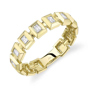 0.27ctw Diamond Baguette Geo Cut Ring