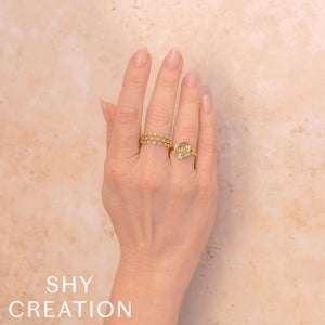 0.45ctw Diamond Crown Setting Ring