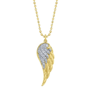 0.21ctw Diamond Angel Wing Necklace