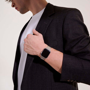 Sterling Silver Smart Watch Strap 18MM