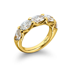 2.80ctw Oval-Cut Diamond Band