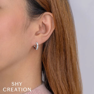 0.81ctw Diamond Huggie Earrings