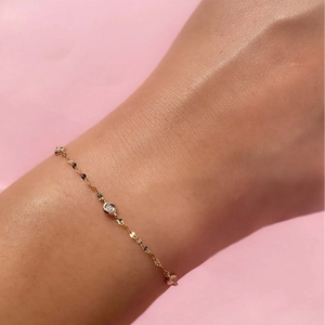 0.10ctw Diamonds By The Yard Chain Bracelet