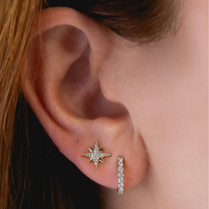 0.34ctw Diamond Huggie Earring