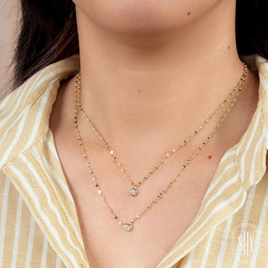 0.23ctw Diamond Pear Necklace
