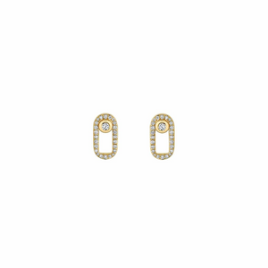 0.38ctw Diamond Pavé Singleton Studs