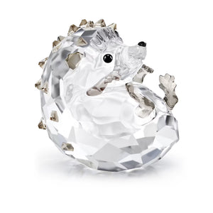 crystal hedgehog on a white background