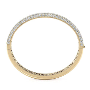 5.85ctw Europa 7 Row Diamond Bracelet
