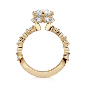 1.00ctw Diamond Oval Engagement Ring