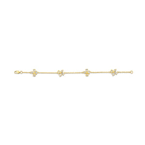 3.24ctw Montage 4 Cluster Chain Bracelet