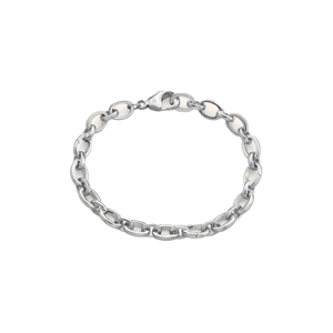 Link Charm Bracelet in Sterling Silver