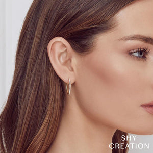 0.35ctw Diamond Hoop Earring - Gunderson's Jewelers