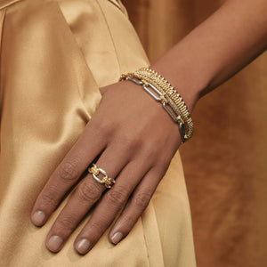 Two-Tone Link Ring