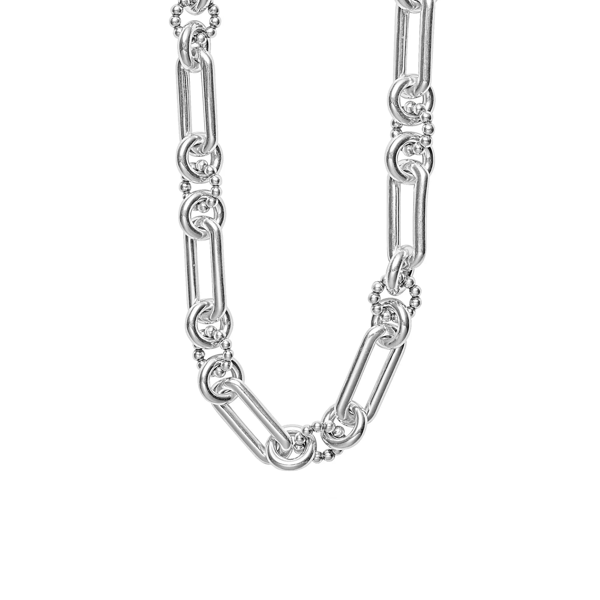 Silver Link Necklace Gunderson's Jewelers