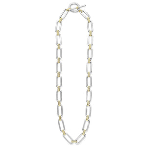 Two-Tone Link Necklace