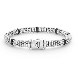 Ceramic Station Caviar Bracelet | 6mm