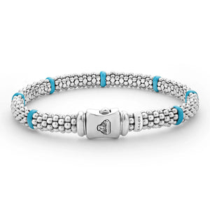 Ceramic Station Caviar Bracelet | 6mm