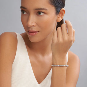 Ceramic Station Caviar Bracelet | 6mm