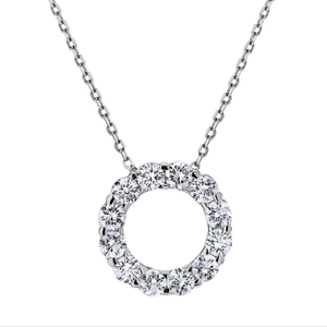 1.65ctw Diamond Circle Necklace - Gunderson's Jewelers