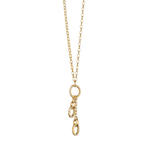 18" Yellow Gold "Design Your Own" Small Charm Chain Necklace - Gunderson's Jewelers