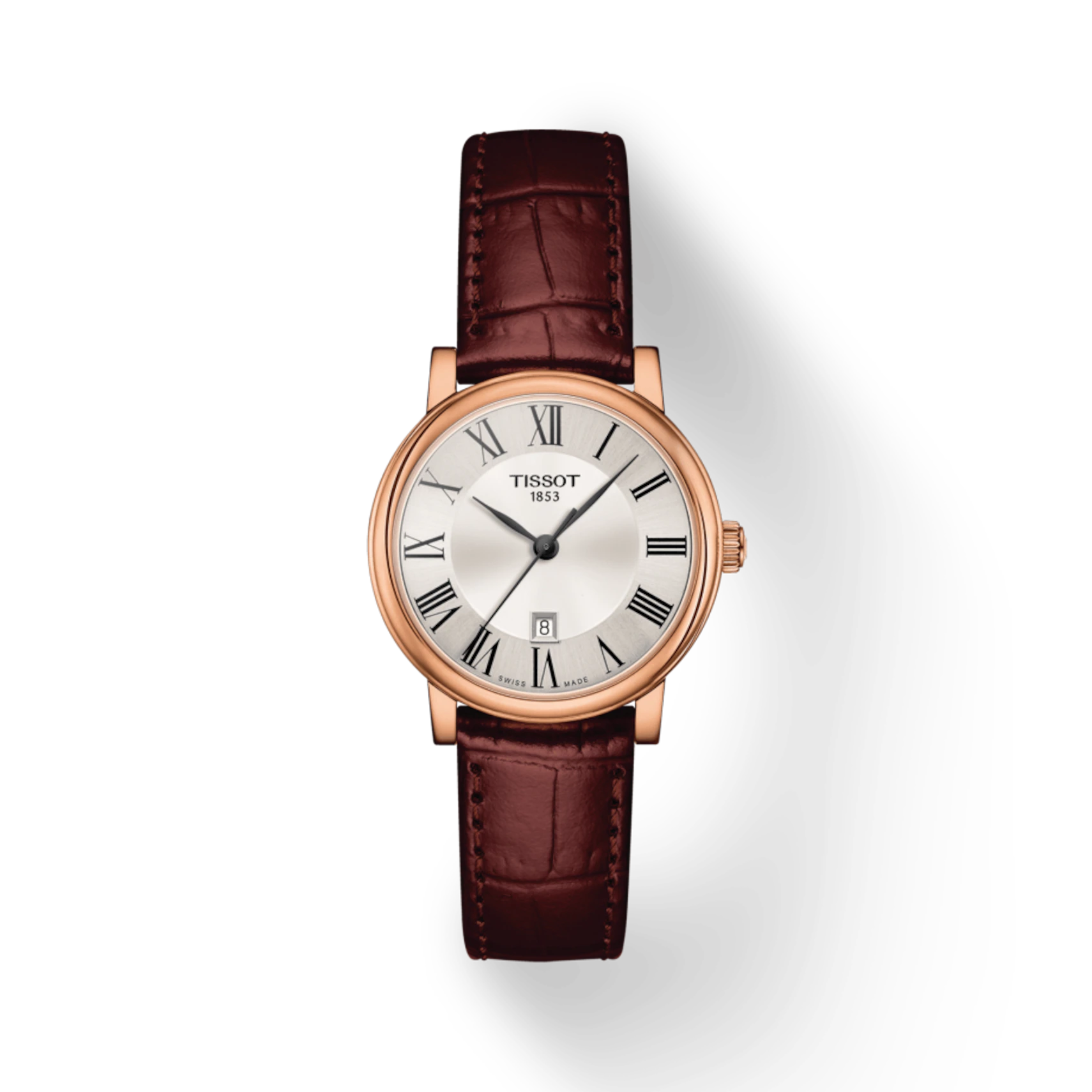 Tissot T Classic Carson Premium Pink Dial Silver Steel Strap Watch for Women - T122.210.11.159.00 main image 0