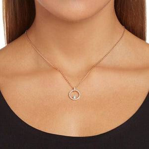 Creativity Circular Pendant, Rose-Gold Plated - Gunderson's Jewelers