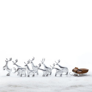 Dasher Reindeer Figurine Set - Gunderson's Jewelers