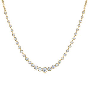 Demi-Riviere Necklace with Diamonds - Gunderson's Jewelers