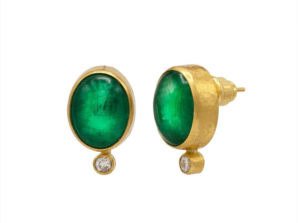Emerald Stud Earrings - Gunderson's Jewelers