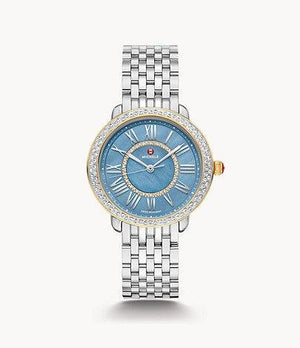 Serein Mid Two-Tone Diamond Stainless Steel Watch - Gunderson's Jewelers