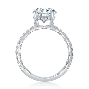 Statement Round Quilted Engagement Ring - Gunderson's Jewelers