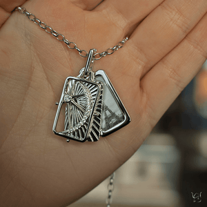 Sun, Moon and Stars Gate Locket - Gunderson's Jewelers