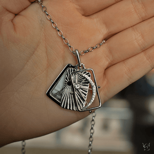 Sun, Moon and Stars Gate Locket - Gunderson's Jewelers